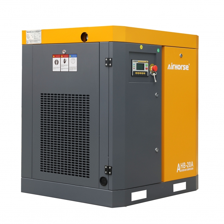 Compressor de Ar Parafuso com Acionamento por Correia (5-20 HP)