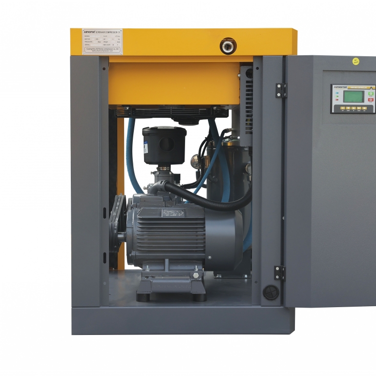 Compressor de Ar Parafuso com Acionamento por Correia (5-20 HP)