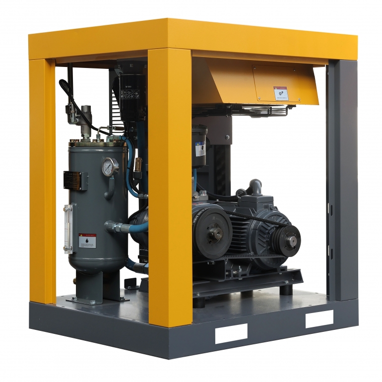 Compressor de Ar Parafuso com Acionamento por Correia (5-20 HP)