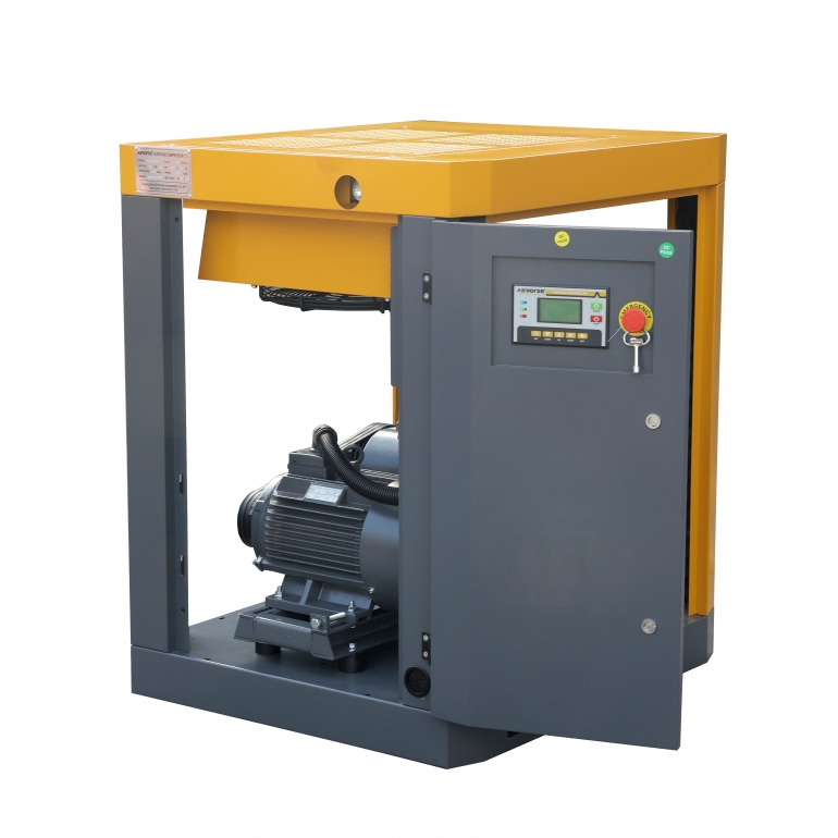 Compressor de Ar Parafuso com Acionamento por Correia (5-20 HP)