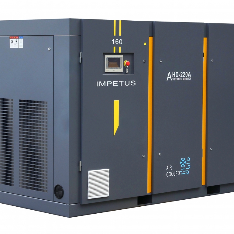 Compressor de parafusos VSD de 10-520 HP