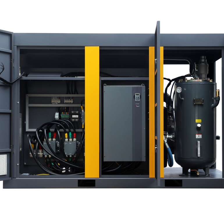 Compressor de parafusos VSD de 10-520 HP